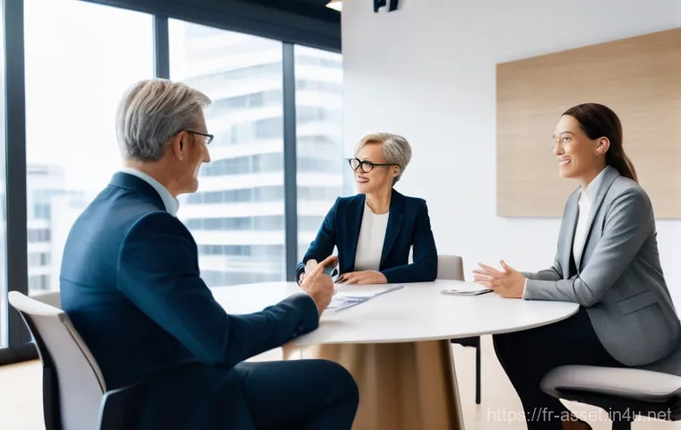 자산관리사 자격증 유효 기간 - **Prompt:** A thoughtful, mature financial advisor, dressed in a tailored business suit, is seated a...