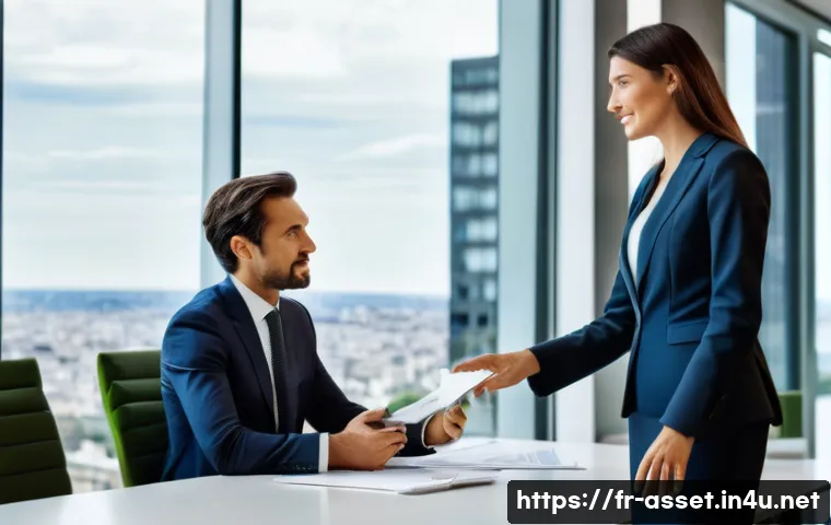 자산관리사 경력직 인터뷰 팁 - **Prompt:** "A sophisticated and diverse female wealth manager in her late 30s, dressed in a sharp, ...