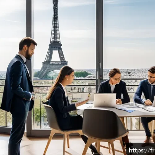Home 30 자산관리사 시험 응시 연령 제한 - A diverse group of French professionals preparing for the wealth management certification exam in a ...